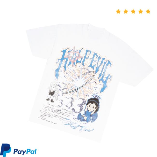 Halfevilco Merch Store Letter From An Angel Tee Halfevilco Merch Store Letter From An Angel Tee