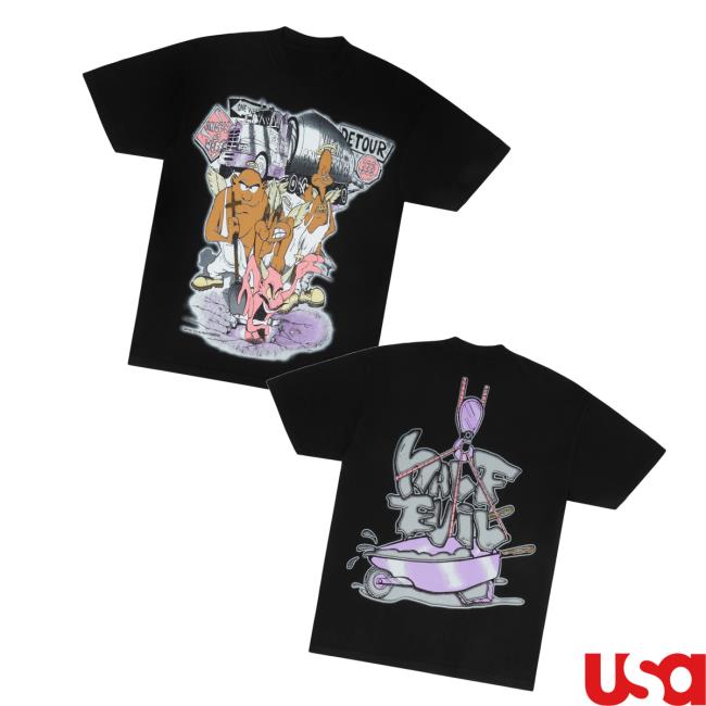 Halfevilco Merch Store Angels At Work Tee Halfevilco Merch Store Angels At Work Tee