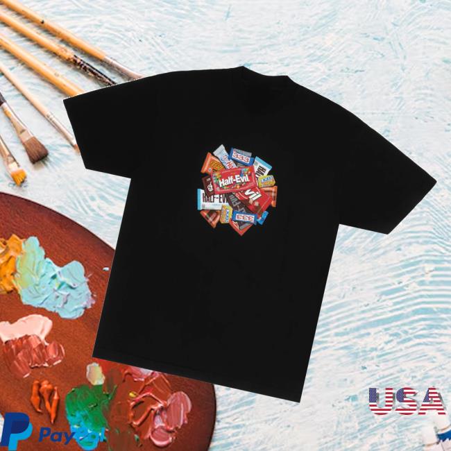 Halfevilco Merch Store Candy Pile Tee Halfevilco Merch Store Candy Pile Tee