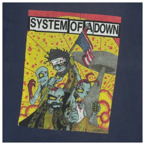 Wyco Vintage Store Merch 1990S System Of A Down Shirt