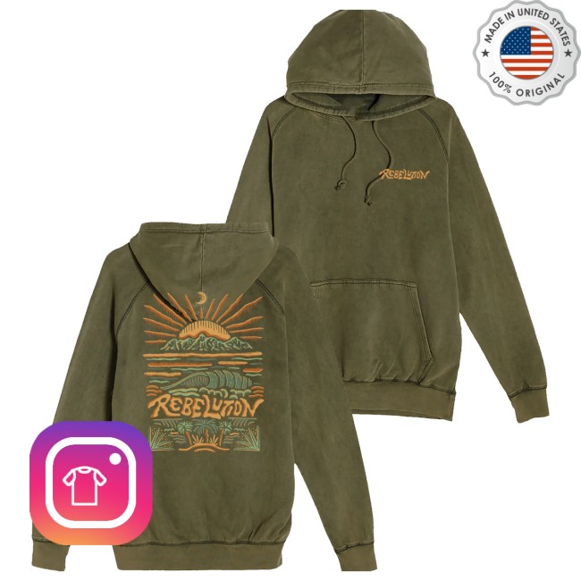 The Rebelution Store Merch Wave Sunrise Pullover Hoodie The Rebelution Store Merch Wave Sunrise Pullover Hoodie