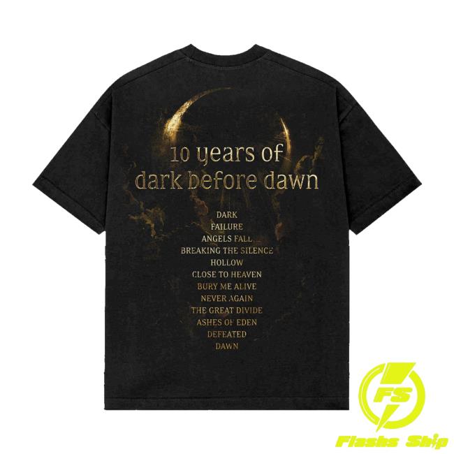 Breaking Benjamin Merch Store Dark Before Dawn Tee Breaking Benjamin Merch Store Dark Before Dawn Tee
