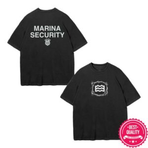 Lateral Vision Brand Merch Store Marina Security Black Tee Lateral Vision Brand Merch Store Marina Security Black Tee