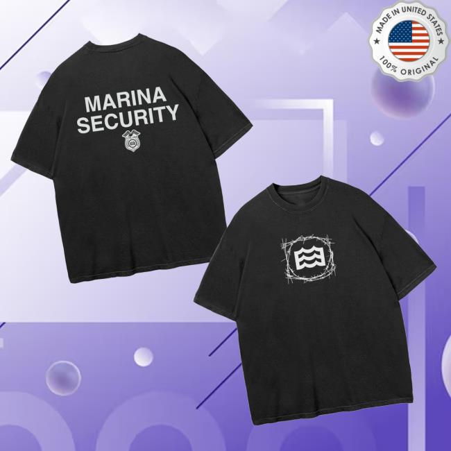 Lateral Vision Brand Merch Store Marina Security Black Tee Lateral Vision Brand Merch Store Marina Security Black Tee