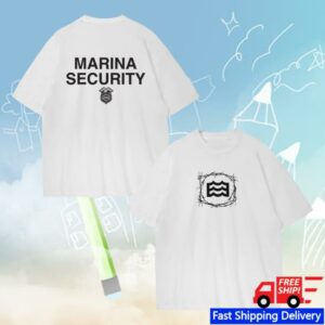 Lateral Vision Brand Merch Store Marina Security White Tee Lateral Vision Brand Merch Store Marina Security White Tee