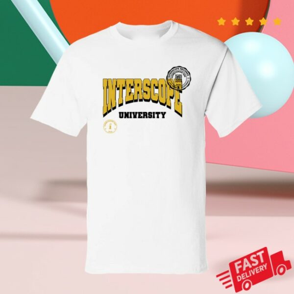 Interscope Store Merch Interscope Yellow University T-Shirt