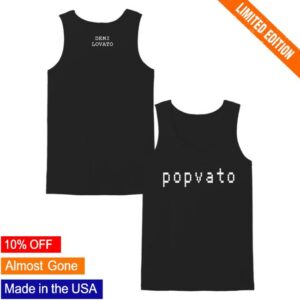 Demi Lovato Merch Store Popvato Tank Demi Lovato Merch Store Popvato Tank
