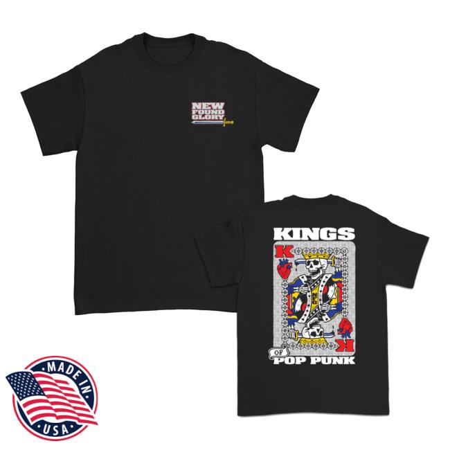 New Found Glory Stuff Merch Store Kings Of Pop Punk T-Shirt Black New Found Glory Stuff Merch Store Kings Of Pop Punk T-Shirt Black
