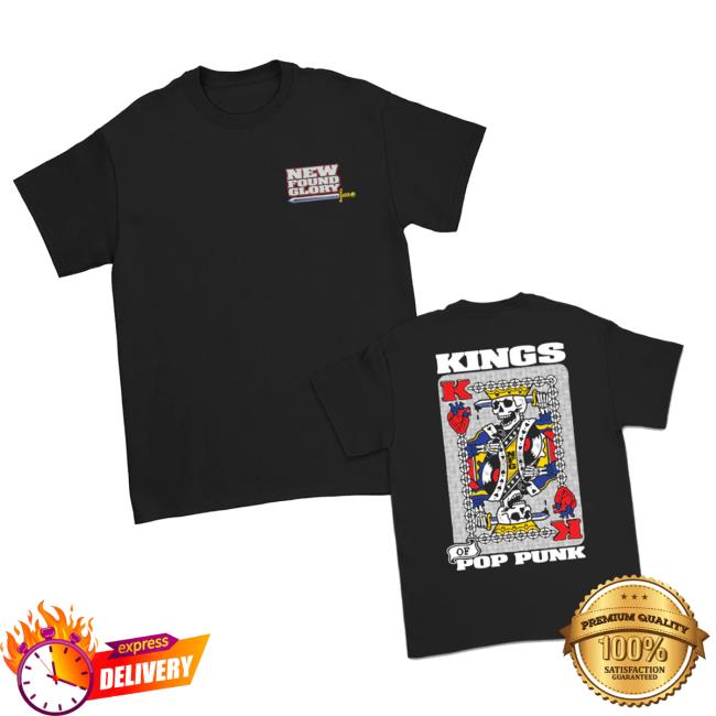 New Found Glory Stuff Merch Store Kings Of Pop Punk T-Shirt Black New Found Glory Stuff Merch Store Kings Of Pop Punk T-Shirt Black