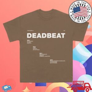 Tame Impala Merch Deadbeat Tracklist Tee