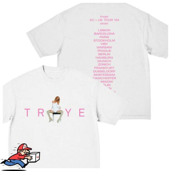 Troye Sivan Official Store One Of Your Girls Tour T-Shirt