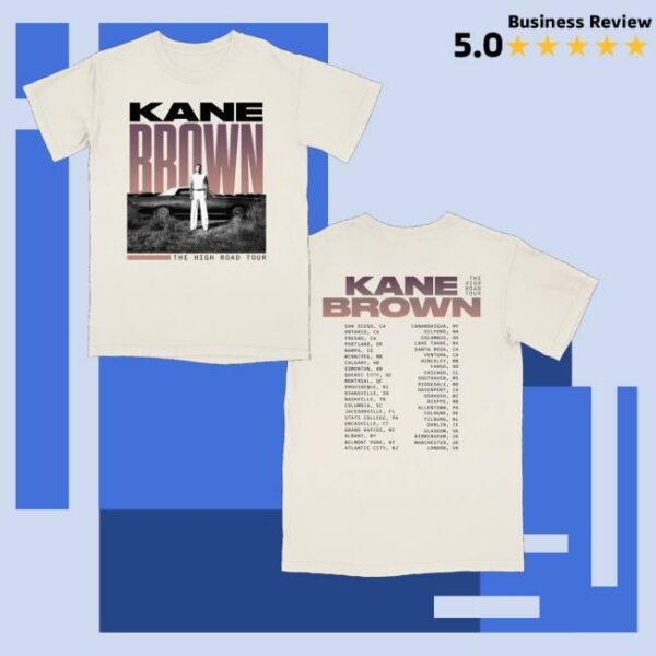 Kane Brown Merch Store The High Road Tour Tee