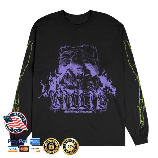 Billie Eilish Merch Store Didnt Change My Number Longsleeve T-Shirt Billie Eilish Merch Store Didnt Change My Number Longsleeve T-Shirt
