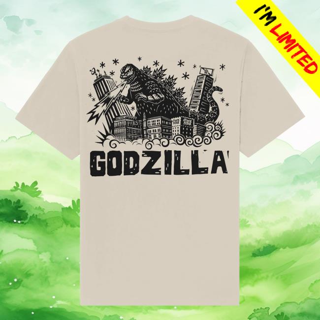 Pabst Blue Ribbon Merch Store Pbr X Godzilla X Attack Peter Natural Tee Pabst Blue Ribbon Merch Store Pbr X Godzilla X Attack Peter Natural Tee