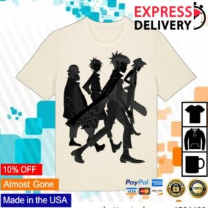 Gorillaz Store Merch Shadows T-Shirt