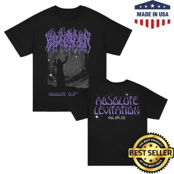 Blood Incantation Merch Store Absolute Levitation T-Shirt Black
