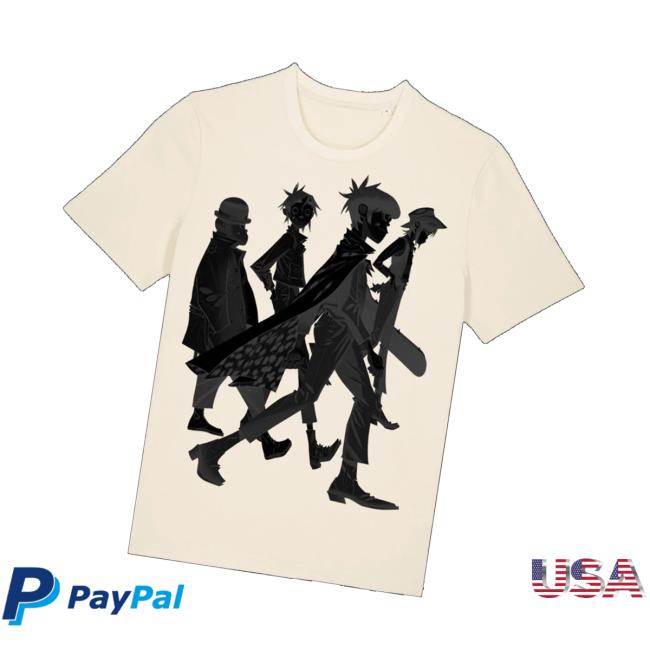 Gorillaz Store Merch Shadows T-Shirt Gorillaz Store Merch Shadows T-Shirt