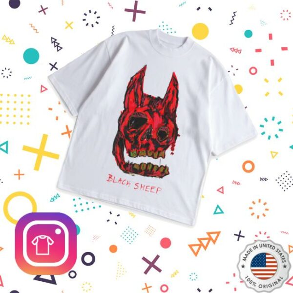 Baking With Caskey Merch Store Caskey Skull Artwork Oversized Shirt