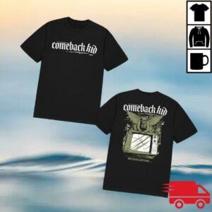 Comeback Kid Merch Store Broadcasting Tee Comeback Kid Merch Store Broadcasting Tee