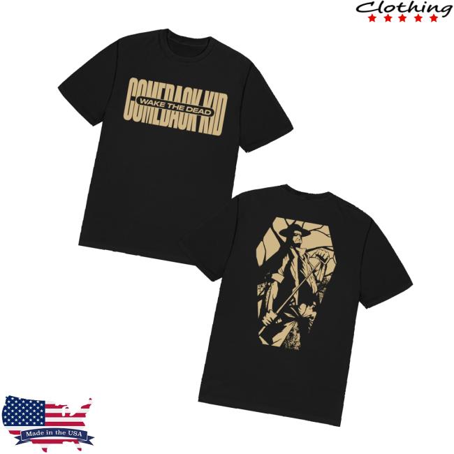 Comeback Kid Merch Store Wake The Dead Tee Comeback Kid Merch Store Wake The Dead Tee