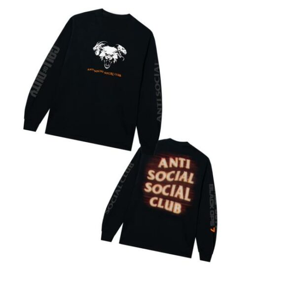 Antisocialsocialclub Merch Store Assc X Cod Thermal Cam Ls Tee