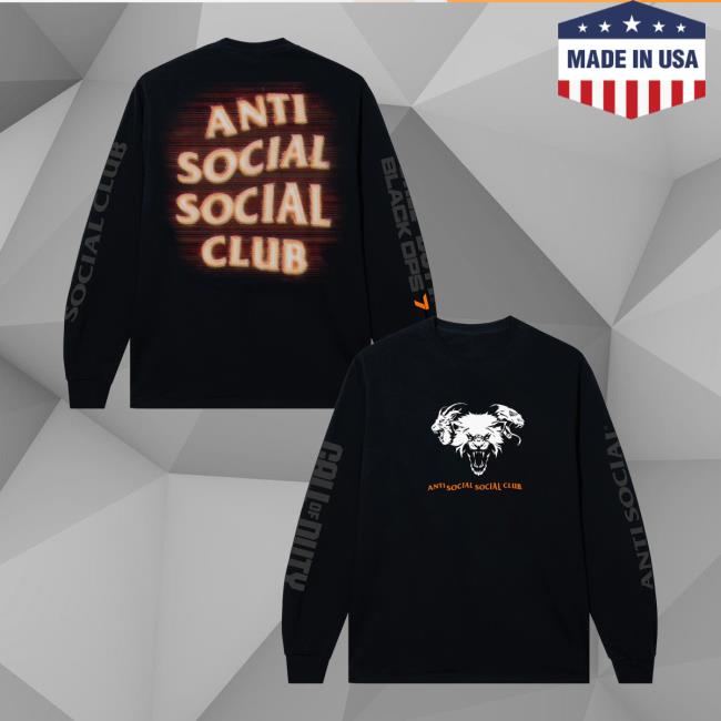 Antisocialsocialclub Merch Assc X Cod Thermal Cam Ls Tee Antisocialsocialclub Merch Assc X Cod Thermal Cam Ls Tee