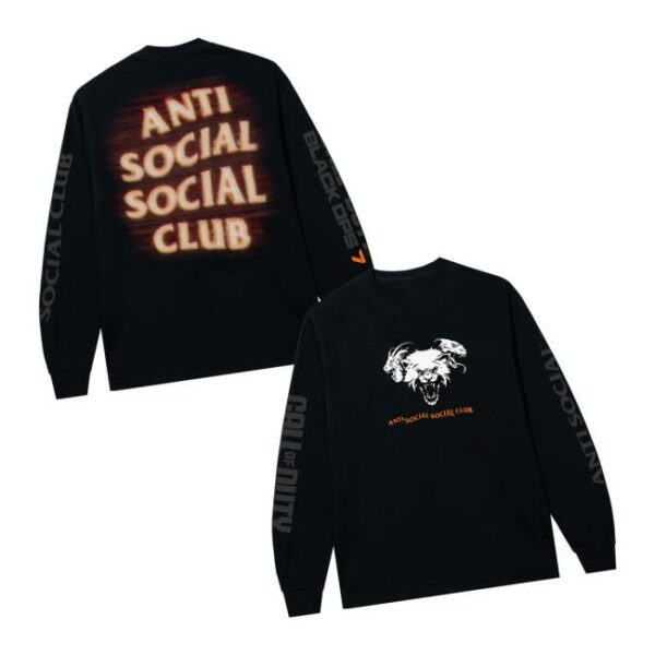 Antisocialsocialclub Merch Assc X Cod Thermal Cam Ls Tee