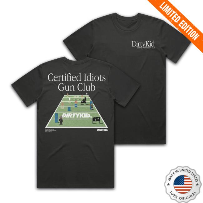 Dirty Kid Merch Store Gun Club Tee Black Dirty Kid Merch Store Gun Club Tee Black