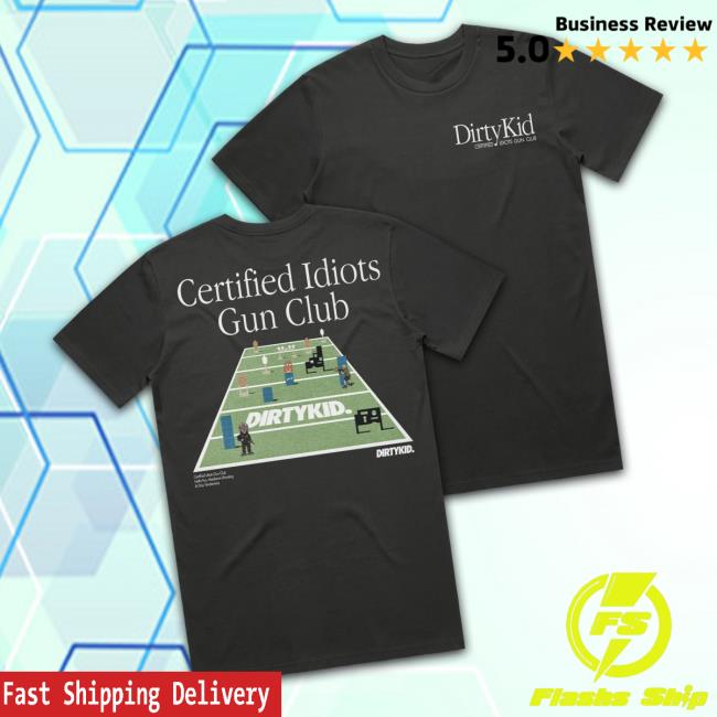Dirty Kid Merch Store Gun Club Tee Black Dirty Kid Merch Store Gun Club Tee Black