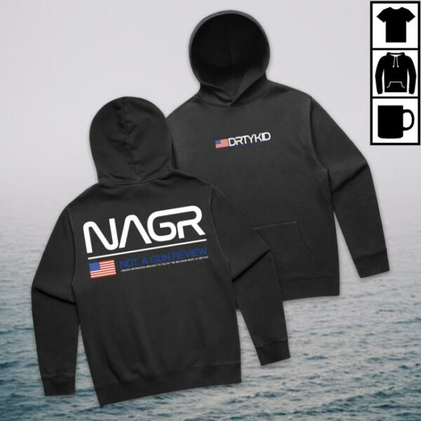 Dirty Kid Merch Store Nagr Hoodie Black