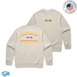 Dirty Kid Merch Store Retard Crew Neck Bone Dirty Kid Merch Store Retard Crew Neck Bone