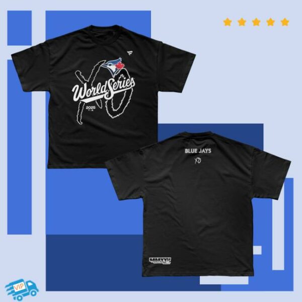 Toronto Blue Jays X The Weeknd Fanatics World Series Legacy T-Shirt Black