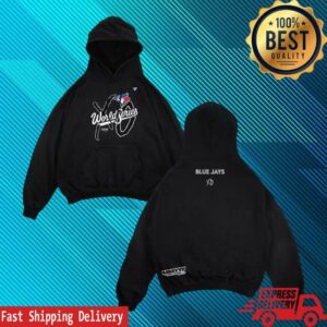 Toronto Blue Jays X The Weeknd World Series Legacy Hoodie Black Toronto Blue Jays X The Weeknd World Series Legacy Hoodie Black
