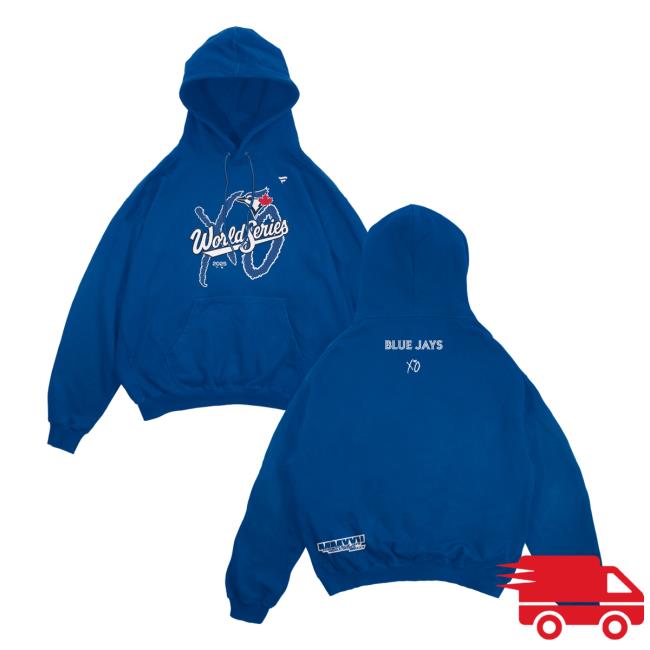 Toronto Blue Jays X The Weeknd World Series Legacy Hoodie Royal Toronto Blue Jays X The Weeknd World Series Legacy Hoodie Royal