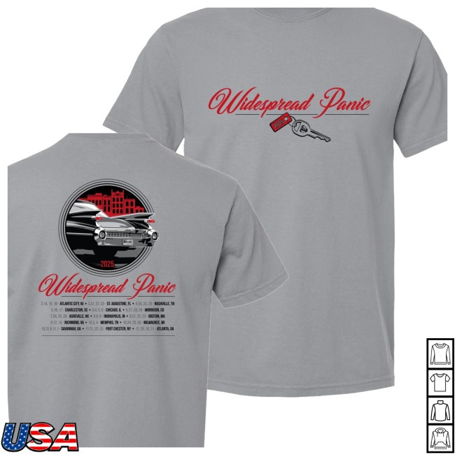 Widespread Panic Store Merch Widespread Merchandise 2025 Tour T Shirt Widespread Panic Store Merch Widespread Merchandise 2025 Tour T Shirt
