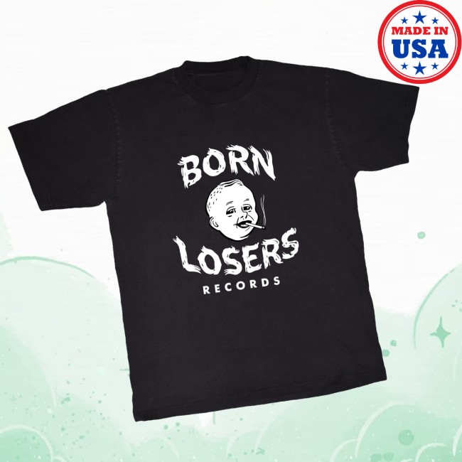 Born Losers Records Store Merch Bl Label Tee Born Losers Records Store Merch Bl Label Tee