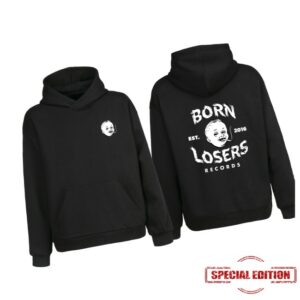 Born Losers Records Store Merch Blr Label Hoodie Born Losers Records Store Merch Blr Label Hoodie