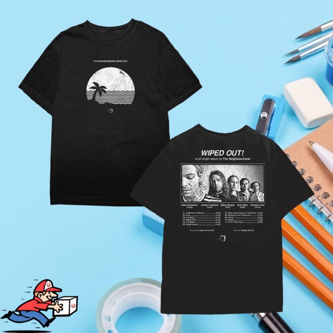 The Neighbourhood Store Merch Wiped Out Album Tee The Neighbourhood Store Merch Wiped Out Album Tee