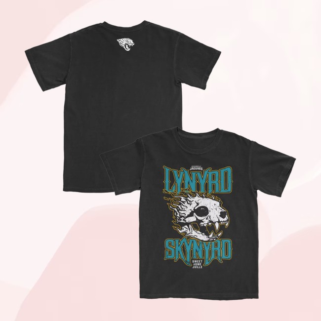 Lynyrd Skynyrd Store Merch Jacksonville Jaguars X Lynyrd Skynyrd Sweet Home Jville T-Shirt Lynyrd Skynyrd Store Merch Jacksonville Jaguars X Lynyrd Skynyrd Sweet Home Jville T-Shirt