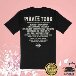 Emosnotdead Store Merch Pirate Tour Iv Tee Emosnotdead Store Merch Pirate Tour Iv Tee