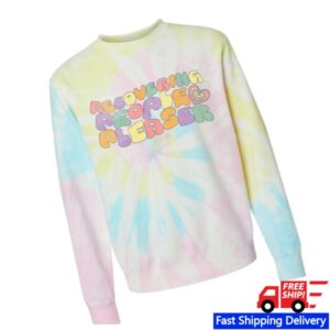 Charlotte Dobre Store Merch Recovering People Pleaser Tie Dye Sunset Crewneck