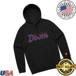 Gasdrawls Store Merch Doomsday 2025 Retro Script Black Hoodie