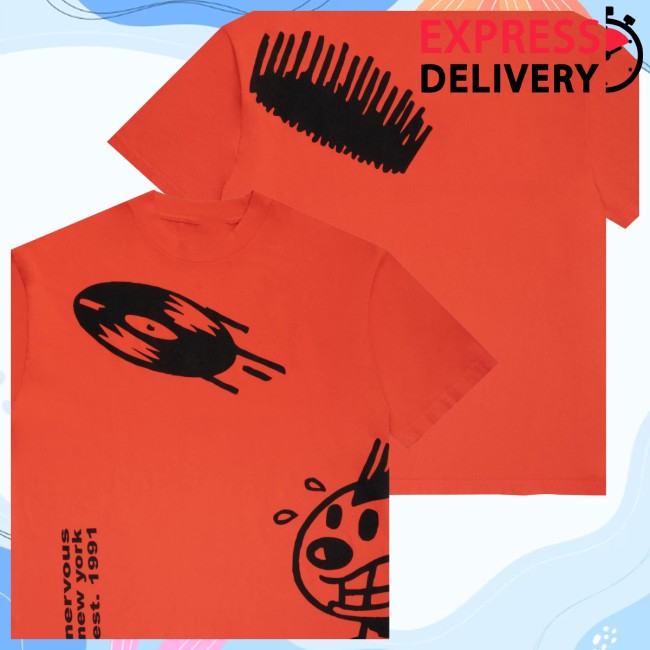 Nervous Records Store Merch Nervous Non-Stop T-Shirt Nervous Records Store Merch Nervous Non-Stop T-Shirt