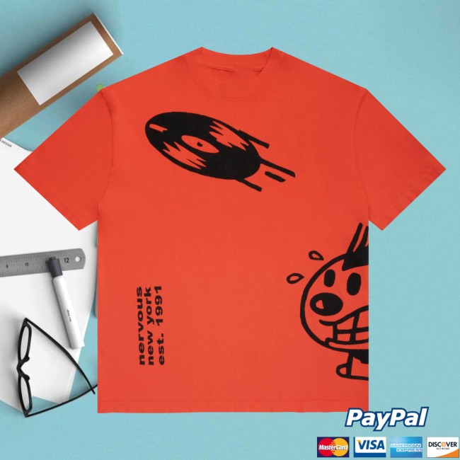 Nervous Records Store Merch Nervous Non-Stop T-Shirt Nervous Records Store Merch Nervous Non-Stop T-Shirt