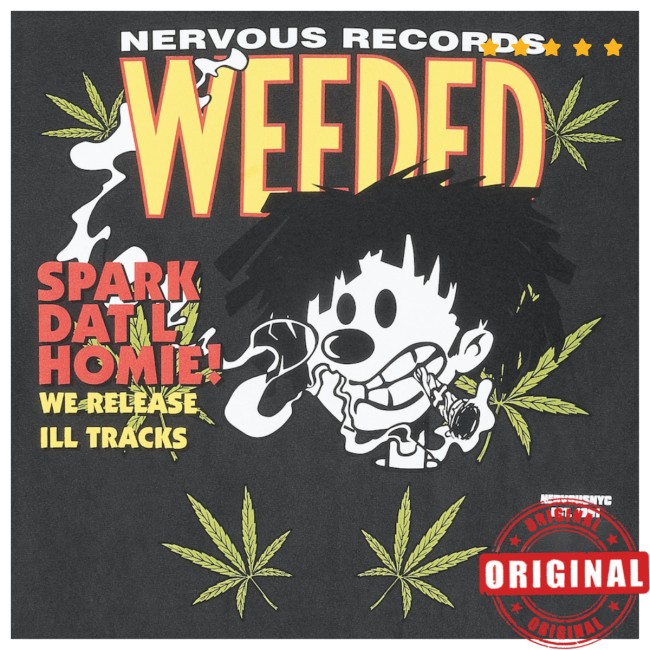 Nervous Records Store Merch Weeded Records T-Shirt Nervous Records Store Merch Weeded Records T-Shirt