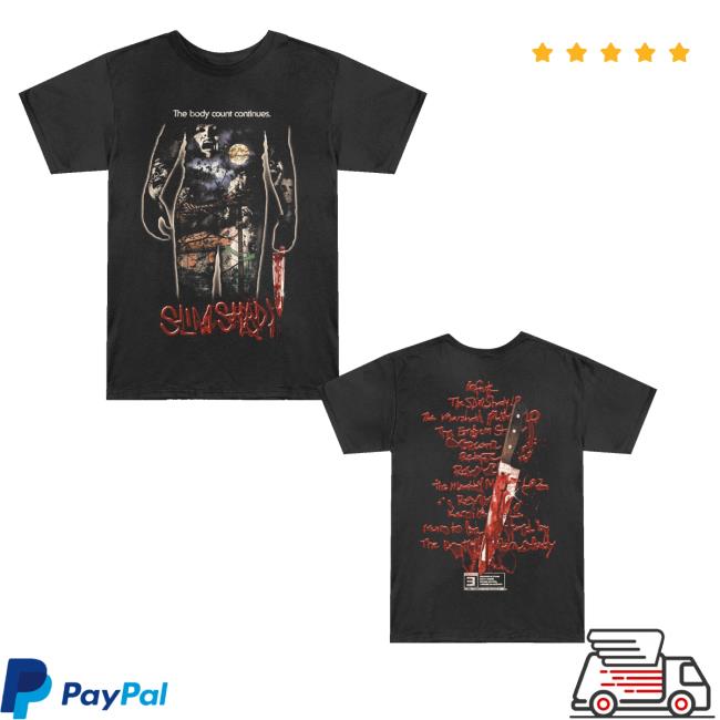 Eminem Shop Merch Body Count T-Shirt Eminem Shop Merch Body Count T-Shirt