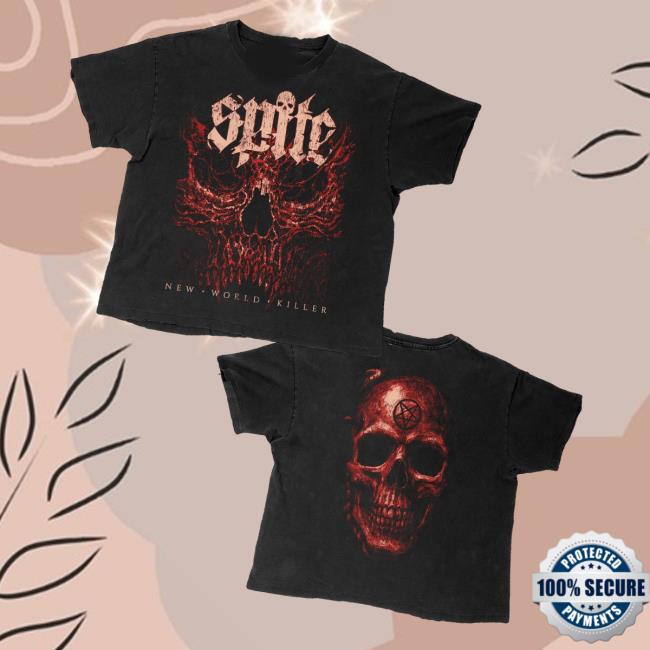 Spitecult Merch Store Nwk Album Skull Tee Spitecult Merch Store Nwk Album Skull Tee
