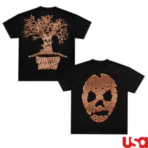 Haunted Mound Merch Store Haunt-O-Holixxx Icey Hockey Mask Tee