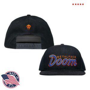 Gasdrawls Merch Store Doomsday 2025 Retro Script Snapback Black Gasdrawls Merch Store Doomsday 2025 Retro Script Snapback Black