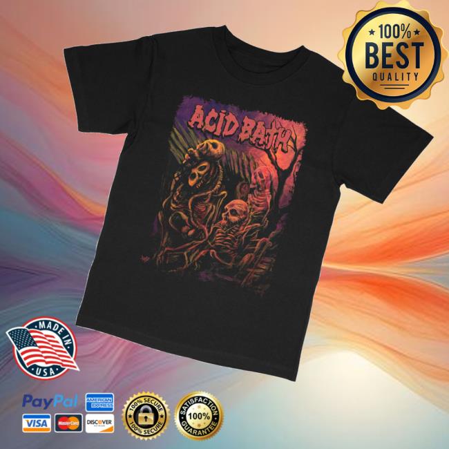Acid Bath Official Merch Store Allen Jaeger Tee Acid Bath Official Merch Store Allen Jaeger Tee